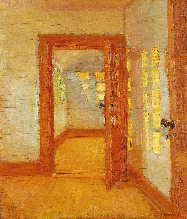 Anna Ancher interior china oil painting image